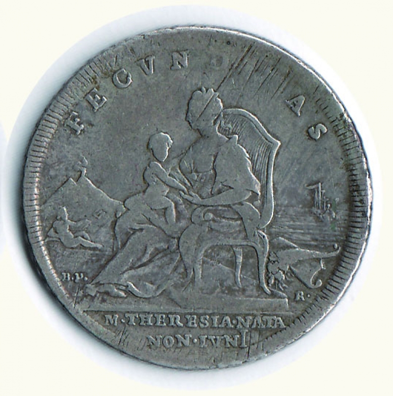reverse: NAPOLI - Ferdinando IV - Piastra  fecunditas  1772.