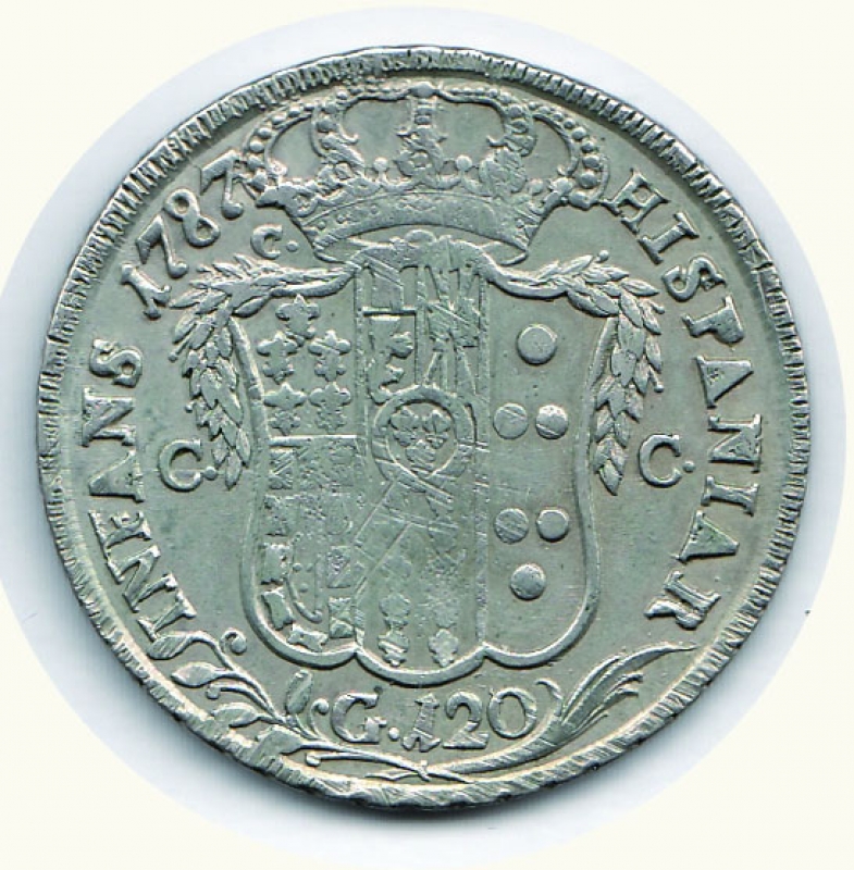 reverse: NAPOLI - Ferdinando IV - 120 Grana