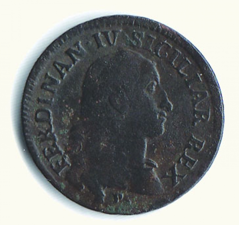 obverse: NAPOLI - Ferdinando IV - Grano 1791 - Sigle A.P.