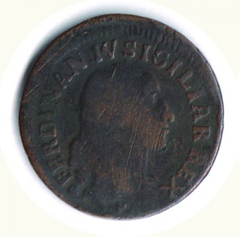 obverse: NAPOLI - Ferdinando IV - Grano 1792 - Sigle A.P.