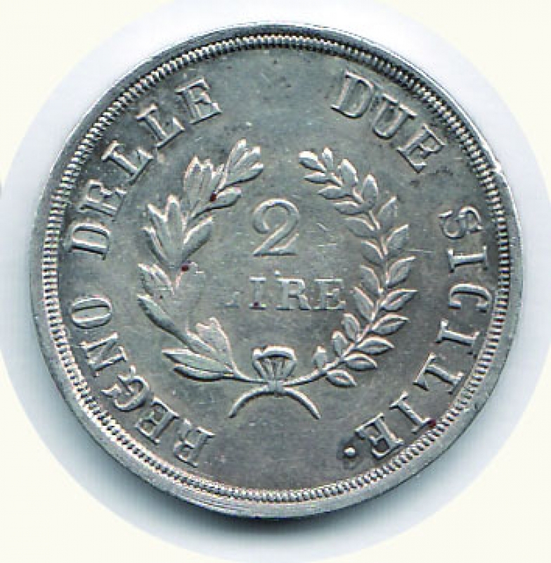 reverse: NAPOLI - Gioacchino Murat - 2 Lire 1813.