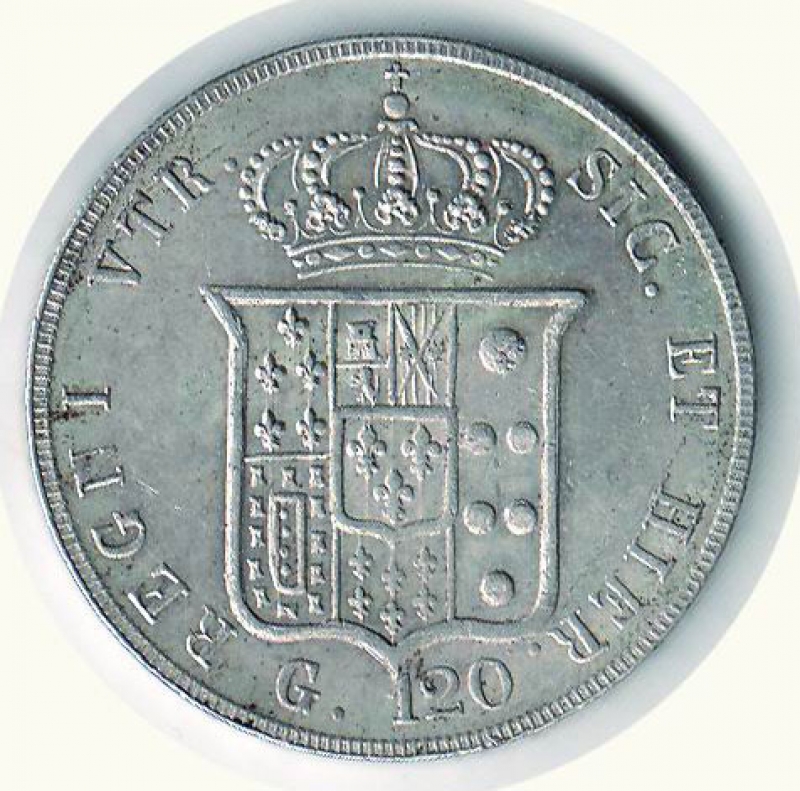 reverse: NAPOLI - Ferdinando II - 120 Grana 1856
