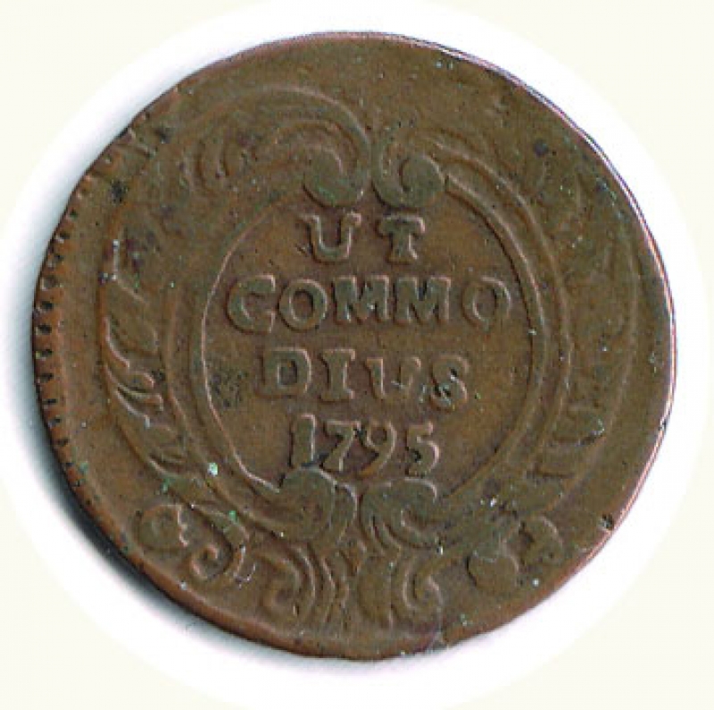 reverse: PALERMO - Ferdinando III - 2 Gr 1795.