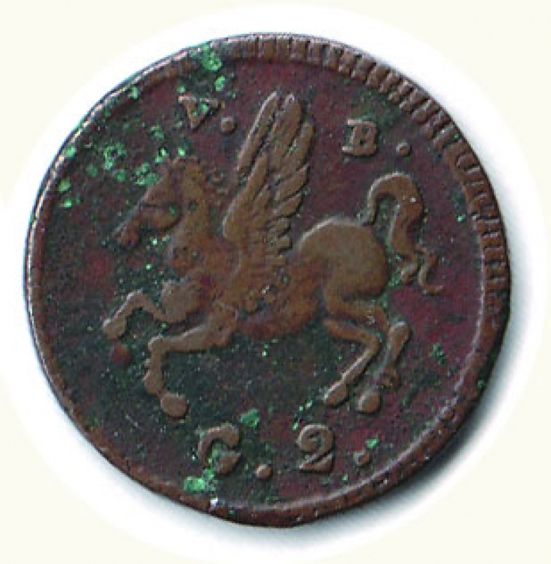 reverse: PALERMO - Ferdinando III - 2 Gr 1815.