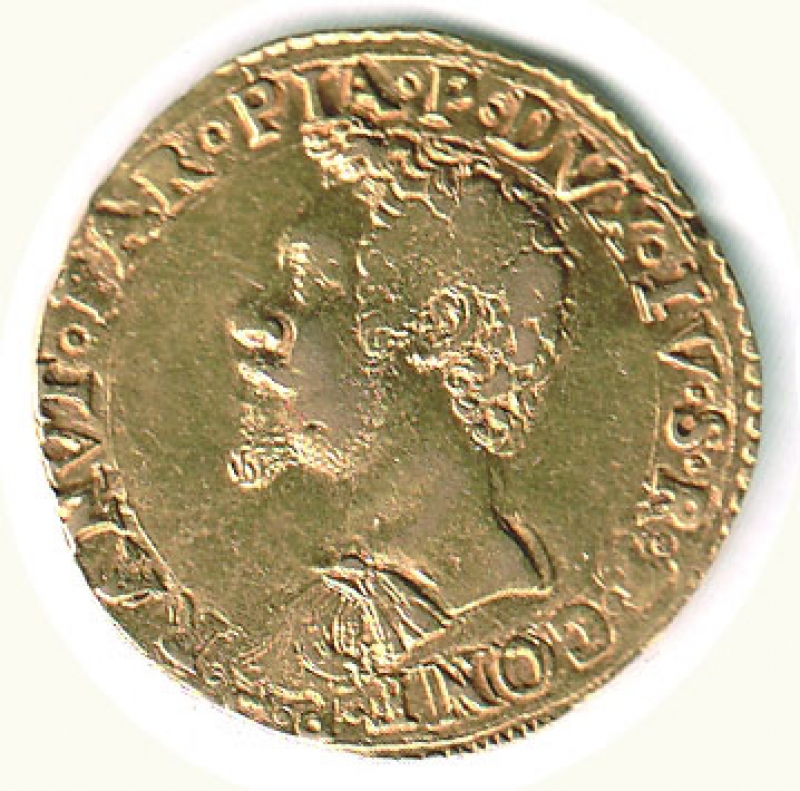 obverse: PIACENZA - Ranuccio I (1592-1622) - Quadrupla 1618.