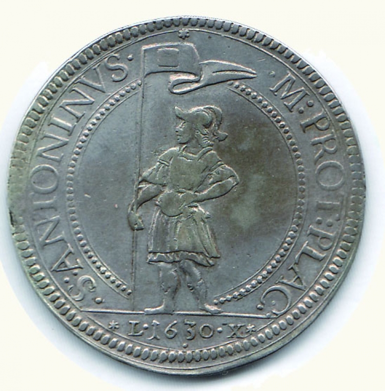 reverse: PIACENZA - Odoardo Farnese - Scudo 1630.