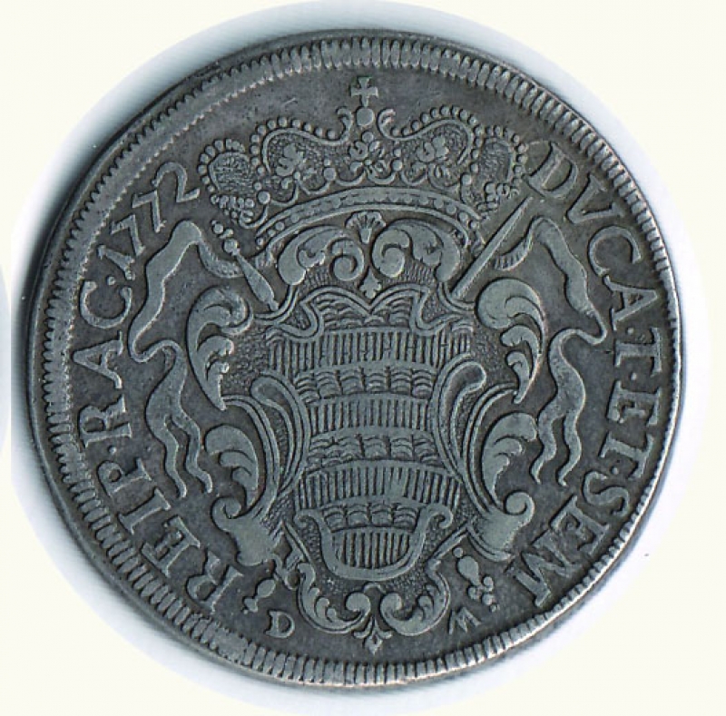reverse: RAGUSA - Repubblica - Tallero rettorale 1772.