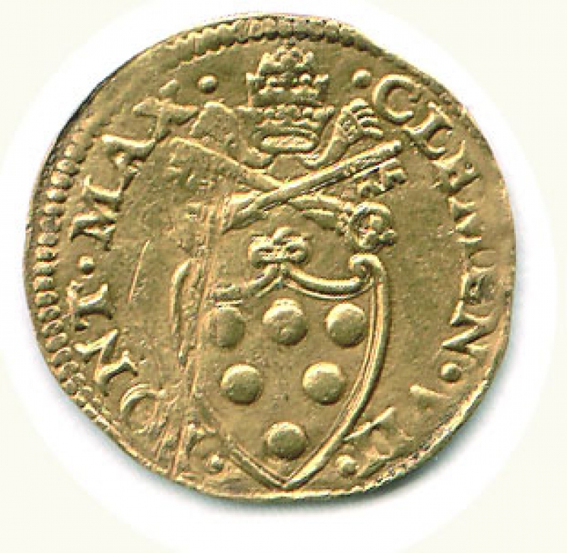 reverse: ROMA - Clemente VII ( 1523-1534) - Fiorino di Camera A. V