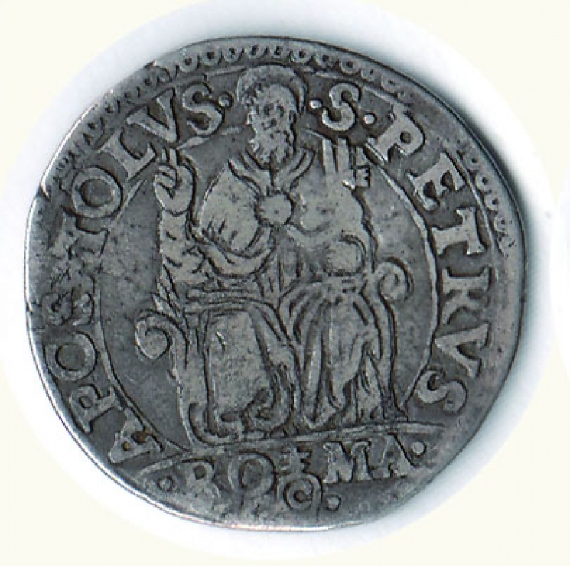 obverse: ROMA - Pio  IV (1559-1565) - Testone sd.