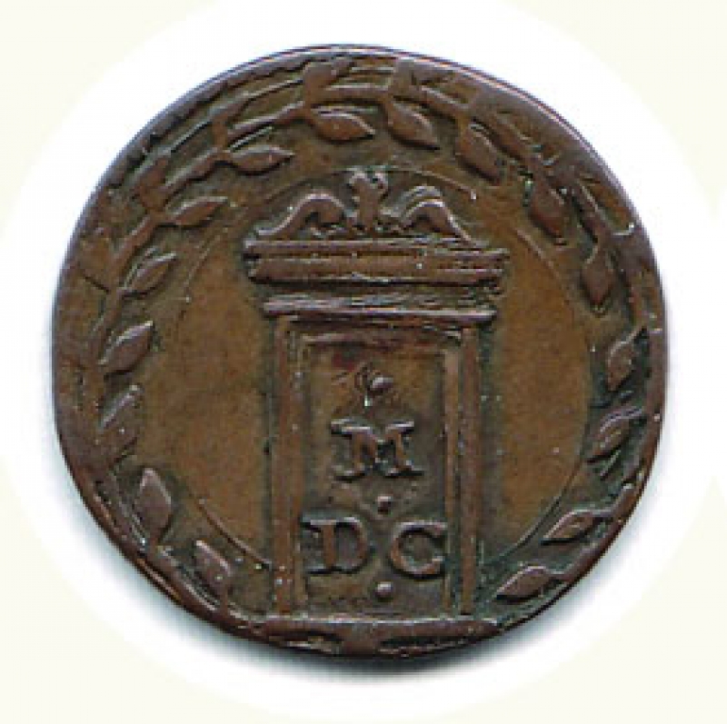 obverse: ROMA - Clemente VIII - Quattrino 1750