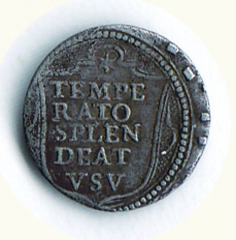 reverse: ROMA - Alessandro VII (1655-1667) - ½ Grosso;