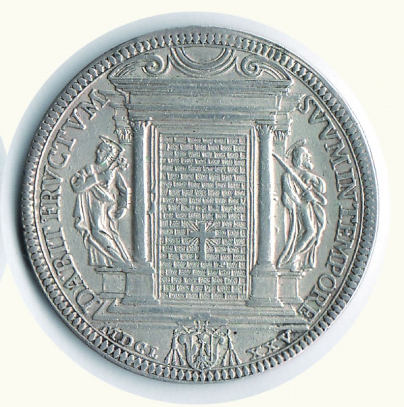 reverse: Roma Clemente X - Piastra 1675