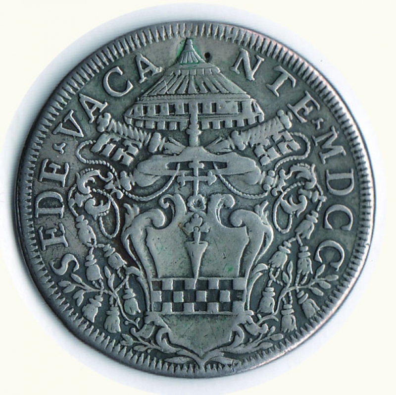 reverse: ROMA - Sede vacante - Piastra 1700.