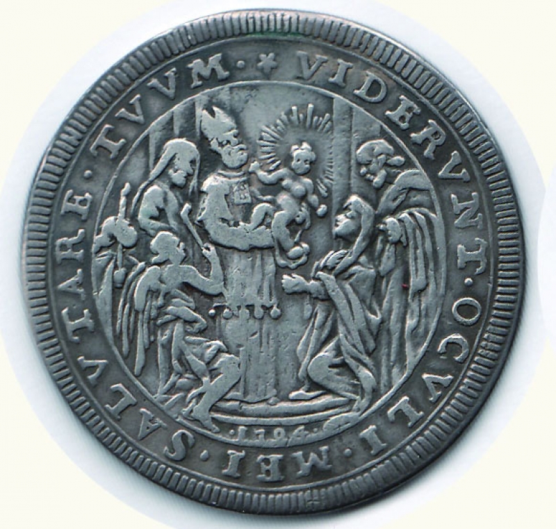 obverse: ROMA - Clemente XI - Piastra A. IV