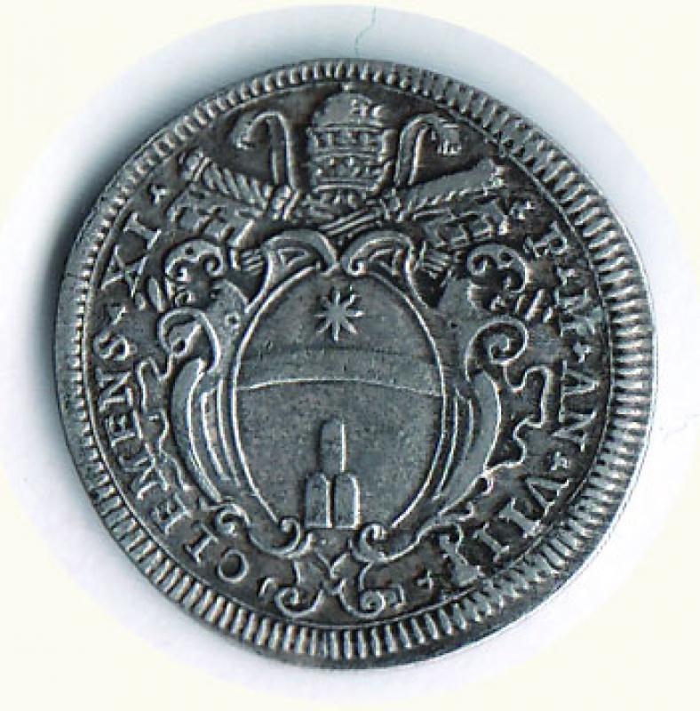 reverse: ROMA - Clemente XI - Giulio A. VIII -  Non concuscet argentum .