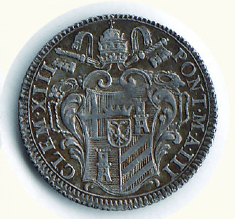 reverse: ROMA - Clemente XIII (1758-1769) - Giulio 1760 A. III.