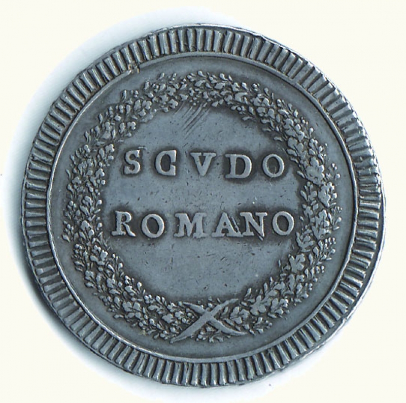 reverse: ROMA - I Repubblica Romana - Scudo sd (1799)