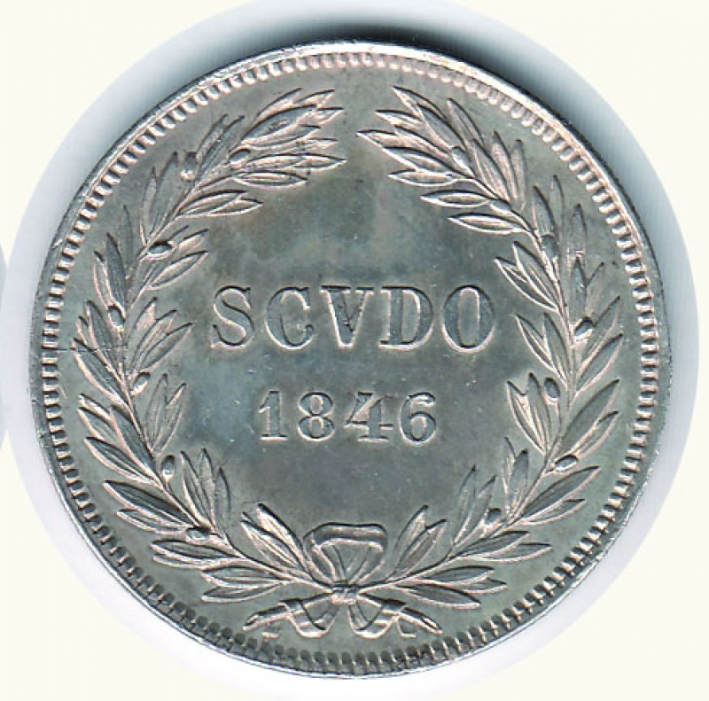 reverse: ROMA - Gregorio XVI - Scudo 1846 A. XVI