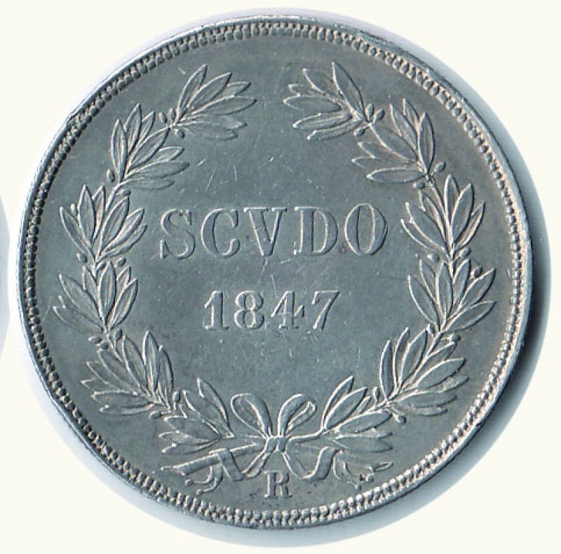 reverse: ROMA - Pio IX - Scudo 1847