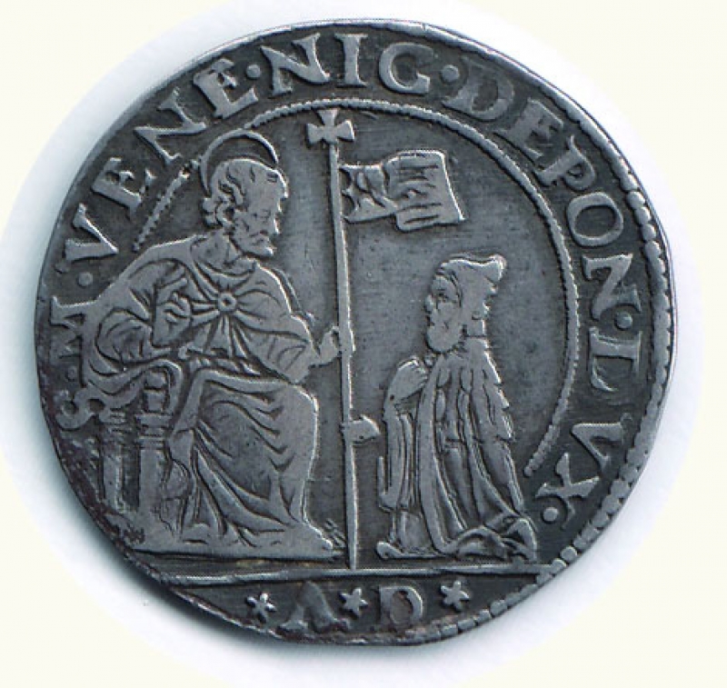 reverse: VENEZIA - Nicolò da Ponte - 80 Soldi (½ Giustina).