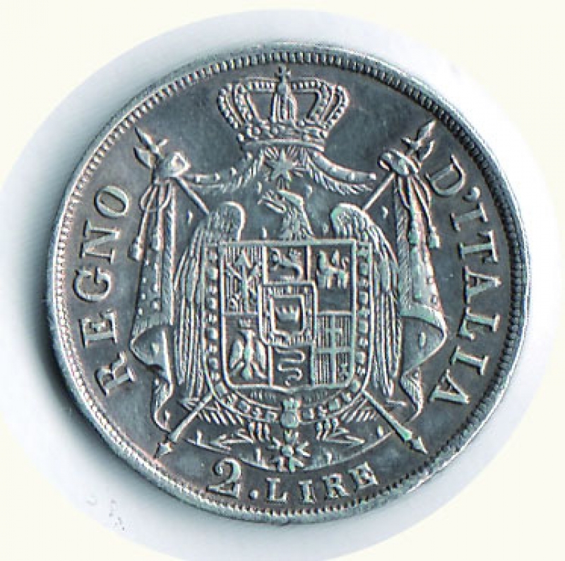reverse: VENEZIA - Napoleone - 2 Lire 1813.
