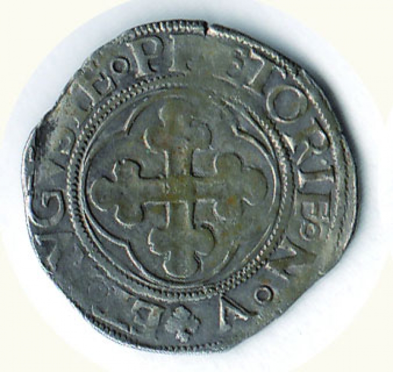 obverse: CARLO II (1504-1553) - Grosso sd.