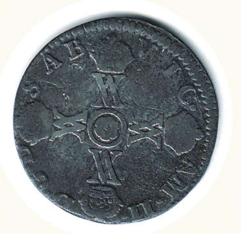 reverse: SAVOIA Vittorio Amedeo II - 15 Soldi 1694