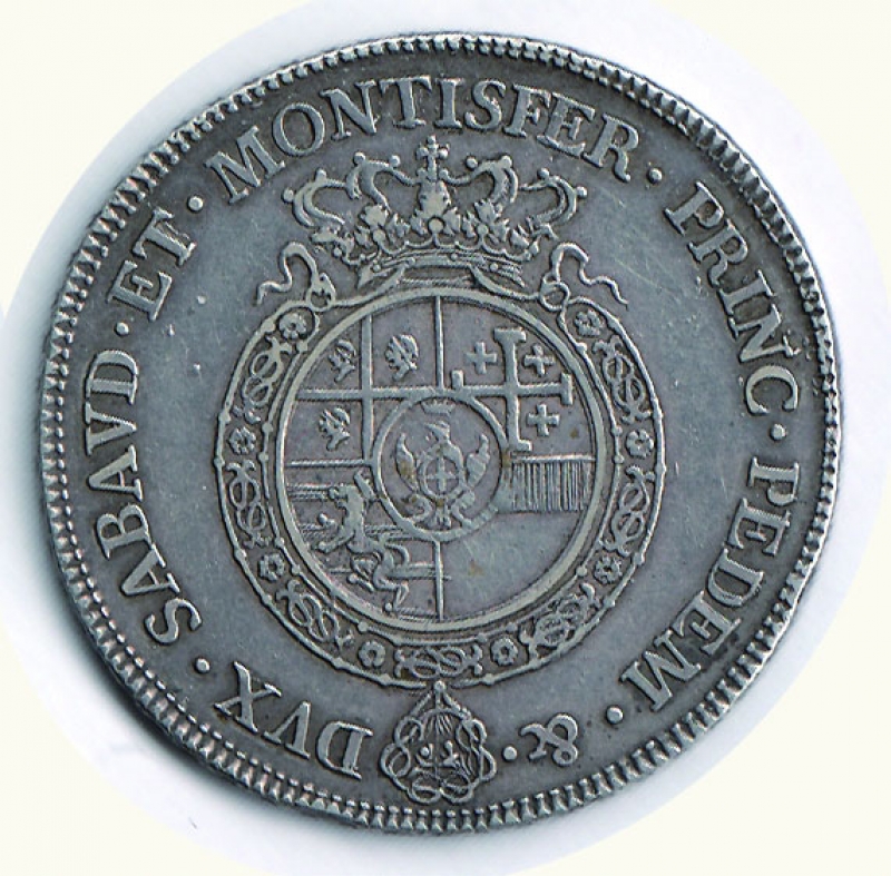 reverse: CARLO EMANUELE III - Scudo da 6 Lire 1755.