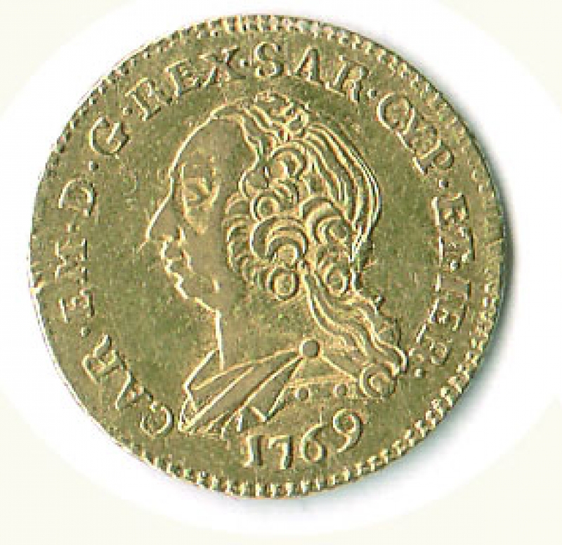 obverse: CARLO EMANUELE III (1755-1779) - Monetazione Sarda - Doppietta 1769