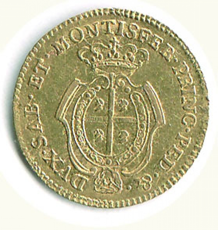 reverse: CARLO EMANUELE III (1755-1779) - Monetazione Sarda - Doppietta 1769