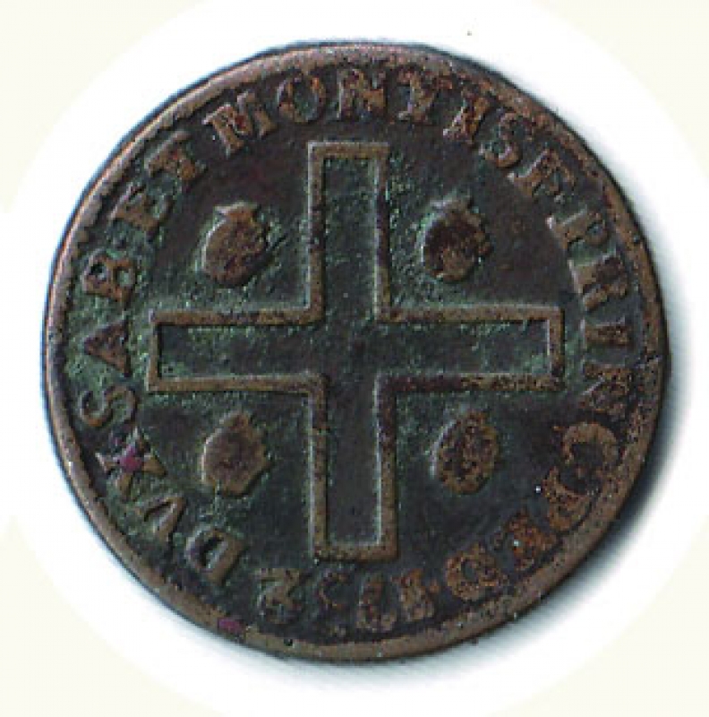 reverse: CARLO EMANUELE III - 3 Cagliaresi 1732.