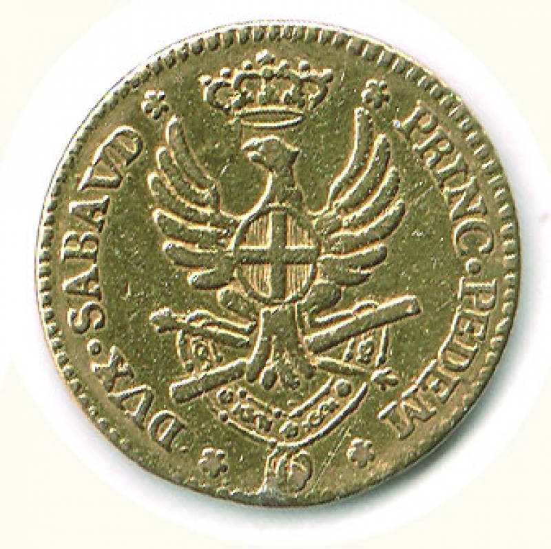 reverse: VITTORIO AMEDEO III - Doppia 1789.