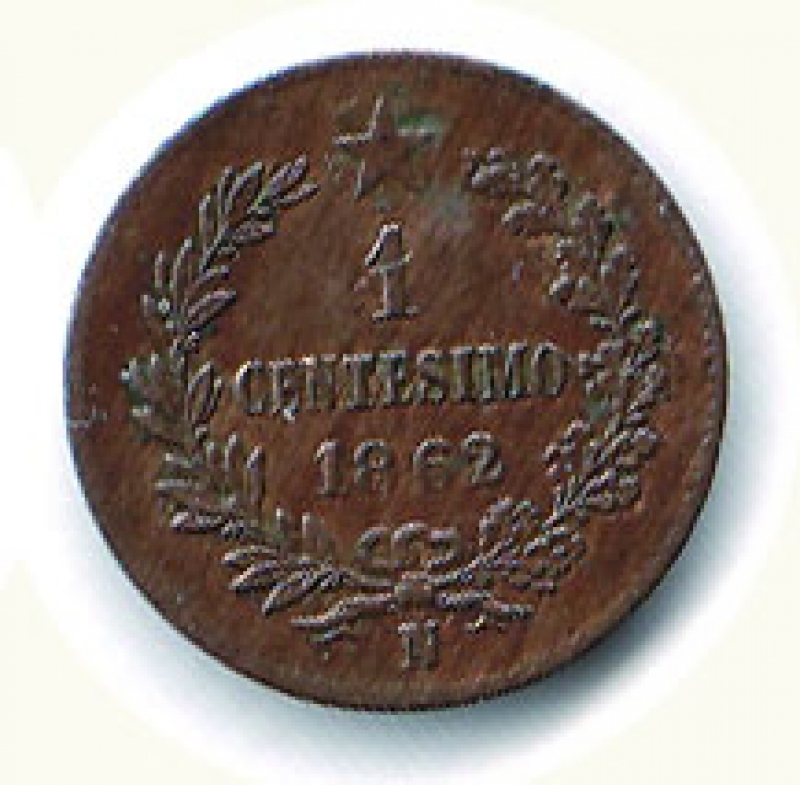 reverse: VITTORIO EMANUELE II - 1 Cent. 1861 Na.
