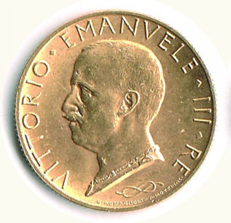 obverse: VITTORIO EMANUELE III - 100 Lire 1931