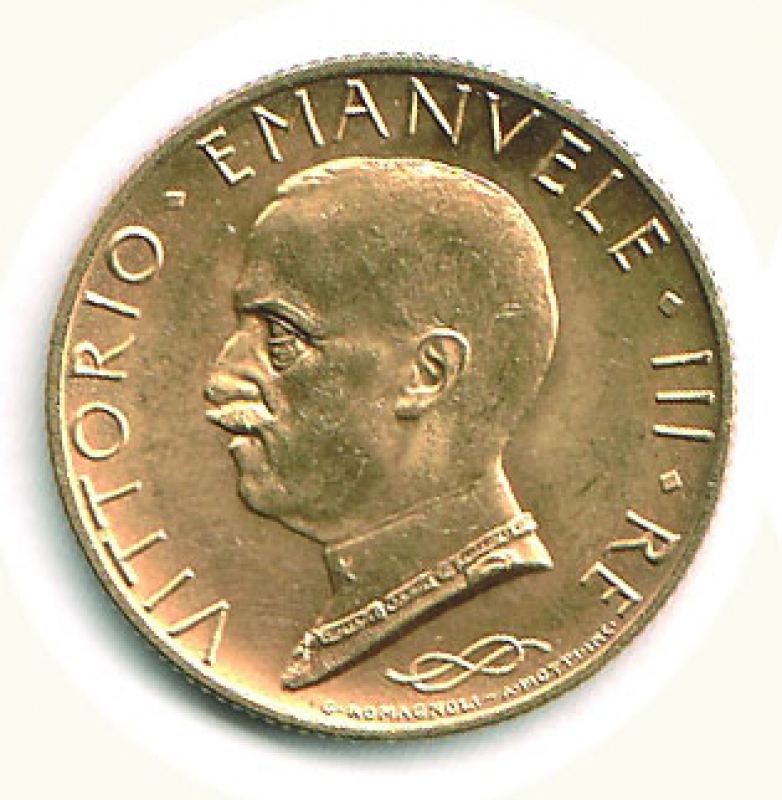 obverse: VITTORIO EMANUELE III (1900-1943) - 100 Lire 1933