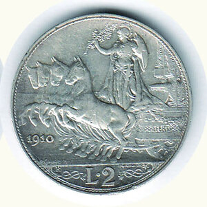 reverse: Vittorio Emanuele III - 2 Lire 1910