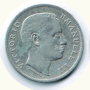 obverse: VITTORIO EMANUELE III -  Lira 1901.