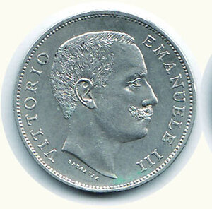 obverse: VITTORIO EMANUELE III -  Lira 1902.