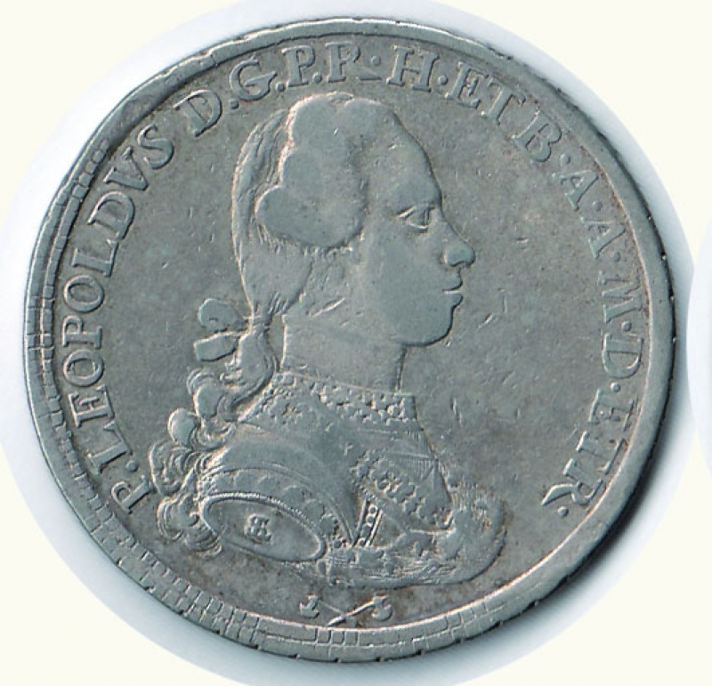 obverse: FIRENZE Pietro Leopoldo - Francescone 1777