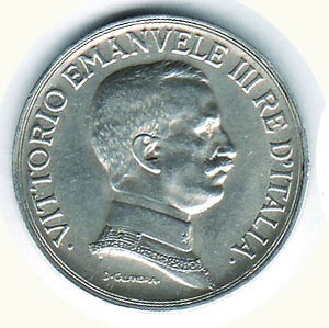 obverse: VITTORIO EMANUELE III -  Lira 1917.