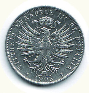 obverse: Vittorio Emanuele III - 25 Cent 1903
