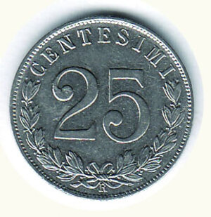 reverse: Vittorio Emanuele III - 25 Cent 1903