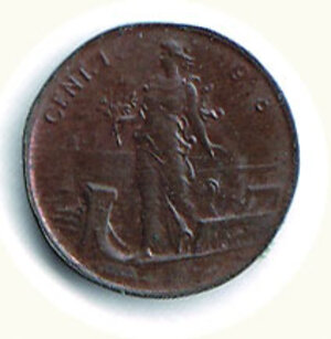 reverse: VITTORIO EMANUELE III -  1 Cent. 1918.