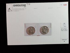 obverse: SAN MARINO - 10 Lire 1936 e 1938 - 2 monete