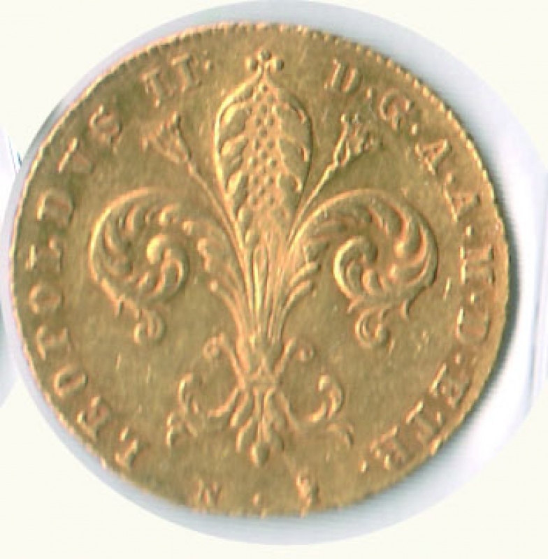 reverse: FIRENZE - Leopoldo II (1824-1859) - Ruspone da 3 Zecchini 1836