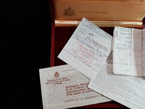 reverse: SAN MARINO, Trittico di medaglie commemorative
