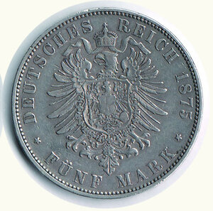 reverse: GERMANIA - Sassonia - 5 Mark 1878
