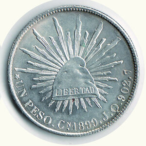 reverse: MESSICO Repubblica - Peso 1899
