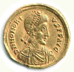 obverse: ONORIO (393-423) - Solido - Zecca Ravenna.