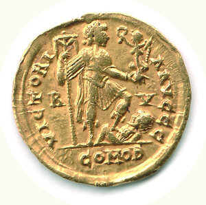 reverse: ONORIO (393-423) - Solido - Zecca Ravenna.